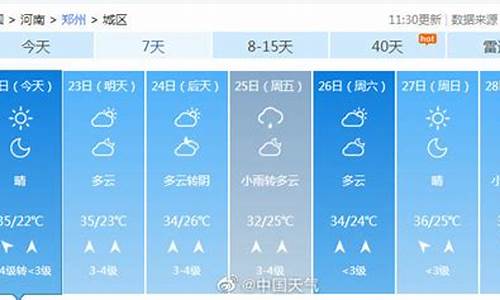 最新郑州天气预报15天天气预报查询系统_一周天气预报查询郑州天气15天最新